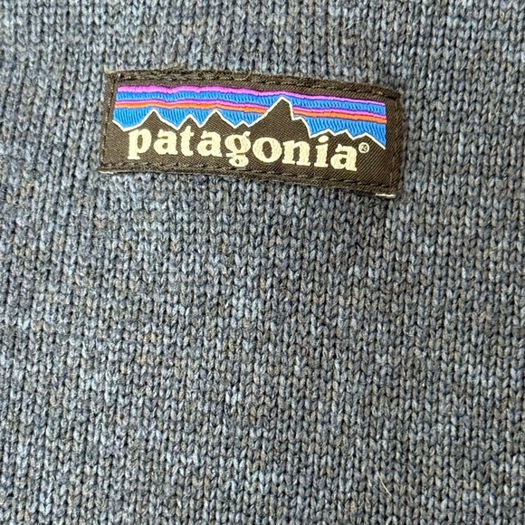 Patagonia Men's M Slate Blue Classic 1/4 Zip Pullover L/S Better Sweater - Picture 2 of 6